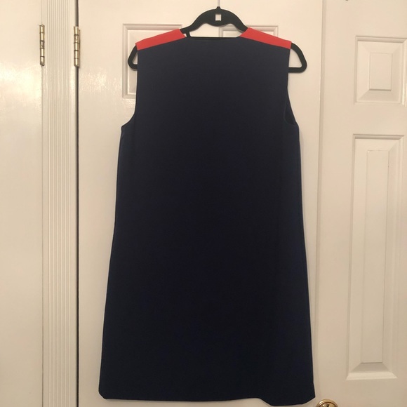 C Wonder Navy and Coral Dress Size 12 NWT - Picture 4 of 4